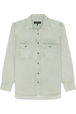 REVOLVE Rag & Bone Rag & bone camisa en color gris talla L en - Grey. Talla L (también en M, S, XL/1X).