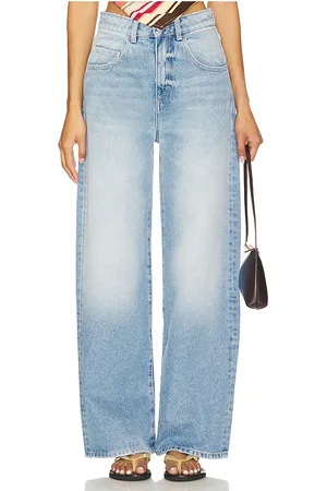 REVOLVE Icon Denim Icon denim pierna ancha poppy eco en color azul talla 23 en - Blue. Talla 23 (también en 24, 25, 26, 27, 28, 29, 30, 32).