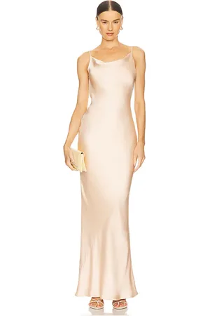 REVOLVE Norma Kamali Norma kamali vestido lencero maria en color rubor talla L en - Blush. Talla L (también en M, S, XL, XS).