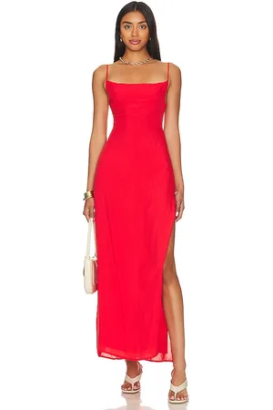 REVOLVE Indah Indah maxivestido zera en color rojo talla L en - Red. Talla L (también en S, XS).
