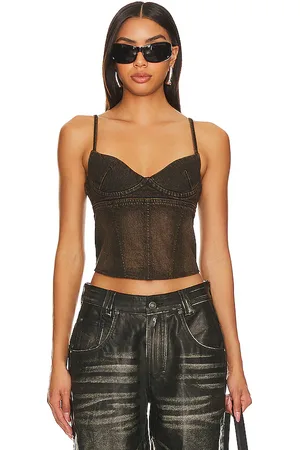 REVOLVE Miaou Miaou kiko corset en color marrón talla L en - Brown. Talla L (también en XL).