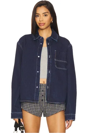 REVOLVE Superdown Superdown chaqueta ember en color azul talla L en - Blue. Talla L (también en M, S, XS).