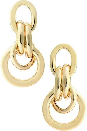 REVOLVE Brinker + Eliza Brinker + eliza pendientes collins en color oro metálico talla all en - Metallic Gold. Talla all.