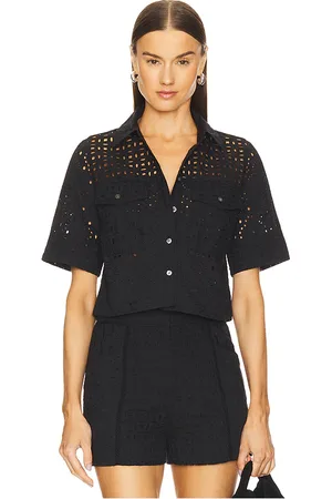 REVOLVE Veronica Beard Veronica beard spruce top en color talla 0 en - Black. Talla 0 (también en 00, 2, 4, 6, 8).