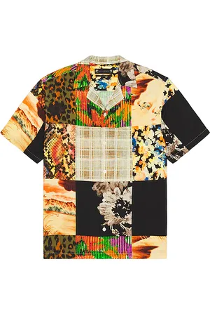 REVOLVE ALLSAINTS Allsaints camisa manga corta patche en color negro talla L en - Black. Talla L (también en M, S, XL/1X).
