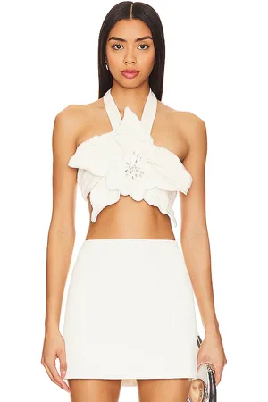 REVOLVE PatBO Patbo flower applique halter top en color talla 10 en - . Talla 10 (también en 8).