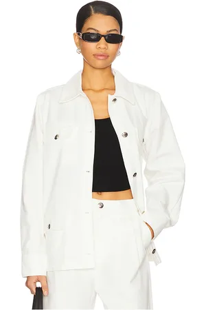REVOLVE ANINE BING Anine bing chaqueta corey en color blanco talla L en - White. Talla L (también en M, S, XS).
