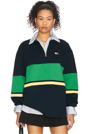 REVOLVE Tommy Jeans Tommy jeans colorblock rugby en color azul marino talla L en - Navy. Talla L (también en M, S, XS).