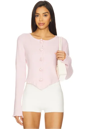 REVOLVE Bubish Bubish cárdigan rosette en color rosado talla 10/M en - Pink. Talla 10/M (también en 12/L, 14/XL, 6/XS, 8/S).