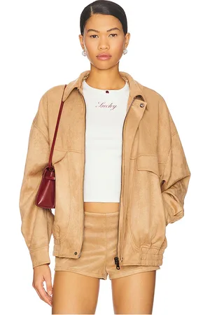 REVOLVE LIONESS Lioness chaqueta palm desert en color bronce talla L en - Tan. Talla L (también en M, S, XL, XS, XXXL).