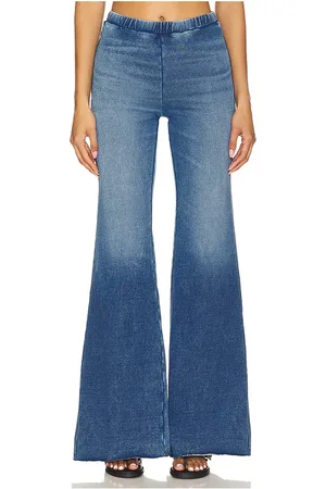 REVOLVE Good American Good american leggings acampanados jeanius en color azul talla 2X en - Blue. Talla 2X (también en 3X, 4X, L, M, S, XL, XS).