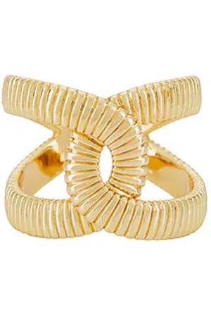 REVOLVE MIRANDA FRYE Miranda frye anillo zoe en color oro metálico talla M/L en - Metallic Gold. Talla M/L (también en S/M).