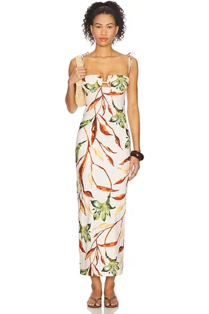 REVOLVE Montce Swim Montce swim vestido tipo lencería largo petal en color ivory talla L en - Ivory. Talla L (también en M, S, XL, XS).