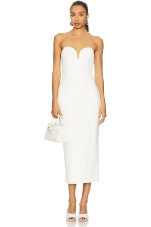REVOLVE SANS FAFF Sans faff vestido midi evening en color talla L en - White. Talla L (también en S, XS).