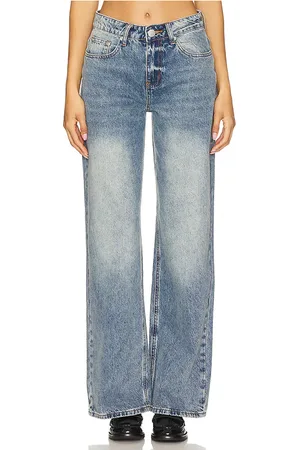 REVOLVE Superdown Superdown anisa baggy jean en color azul talla 23 en - Blue. Talla 23 (también en 24, 25, 26, 27, 28, 29, 30).