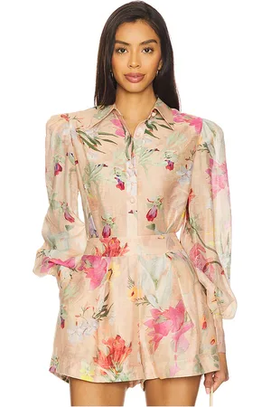 REVOLVE PatBO Patbo camisa lily flower en color durazno talla 10 en - Peach. Talla 10 (también en 2, 4, 6).