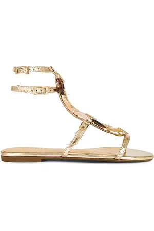 REVOLVE Schutz Schutz zapato plano cassandra en color neutral metálico talla 6 en - Metallic Neutral. Talla 6 (también en 6.5, 7.5, 8.5, 9, 9.5).