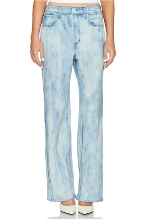 REVOLVE Rag & Bone Rag & bone pantalón pierna ancha miramar en color denim claro talla L en - Denim-Light. Talla L (también en M, S, XS).