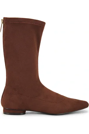 REVOLVE WeWoreWhat Weworewhat bota plana puntiaguda en color marrón talla 36 en - Brown. Talla 36 (también en 37).