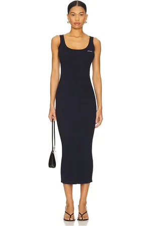 REVOLVE WE11DONE We11done vestido midi en color talla L en - Navy. Talla L (también en M, S).