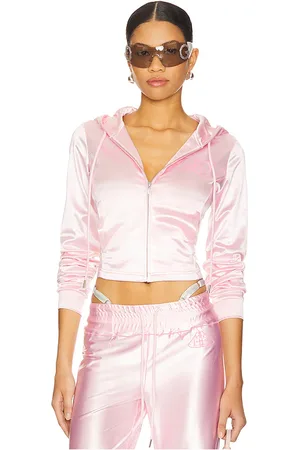 REVOLVE MARRKNULL Marrknull chaqueta con capucha y percha en color talla M en - Pink. Talla M (también en S).