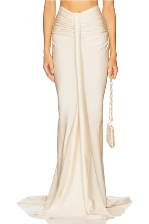 REVOLVE Shani Shemer Shani shemer falda marcella en color crema talla L en - Cream. Talla L (también en M, S, XS).