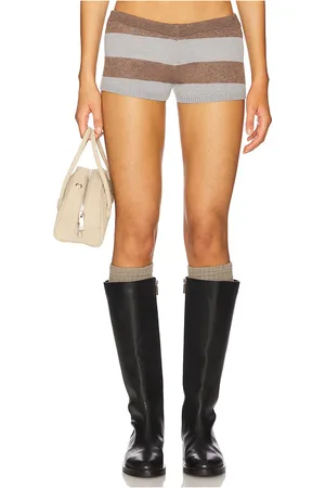 REVOLVE Jaded London Jaded london stripe knitted hot pant en color talla L en - Grey. Talla L (también en M, S, XS).