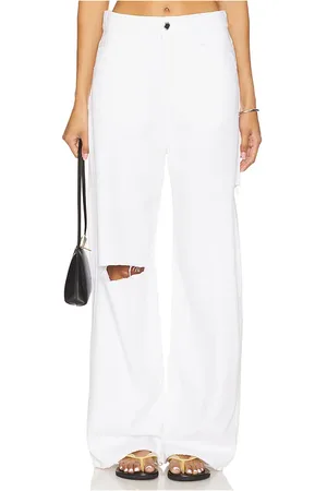 REVOLVE Icon Denim Icon denim pierna ancha poppy en color talla 25 en - White. Talla 25 (también en 26, 27, 28, 29, 31).