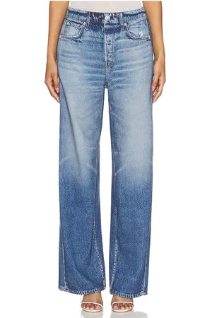 REVOLVE Rag & Bone Rag & bone pantalón pierna ancha en color denim-medium talla M en - Denim-Medium. Talla M (también en XS).