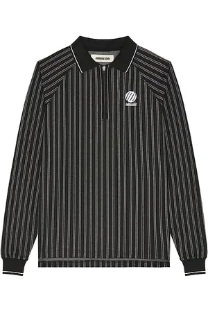 REVOLVE Metalwood Studio Metalwood studio polo de manga larga ribbed en color talla L en - Black. Talla L (también en M, S, XL/1X).