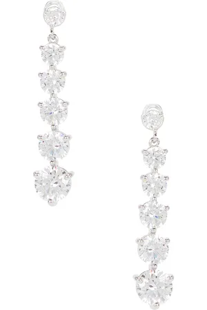 REVOLVE SHASHI Shashi aretes de tenis graduated en color metálico talla all en - Metallic Silver. Talla all.