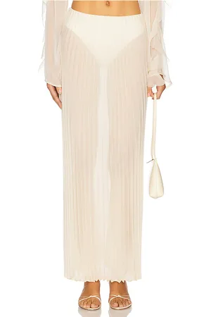 REVOLVE Shani Shemer Shani shemer falda thora en color crema talla L en - Cream. Talla L (también en M, S, XS).