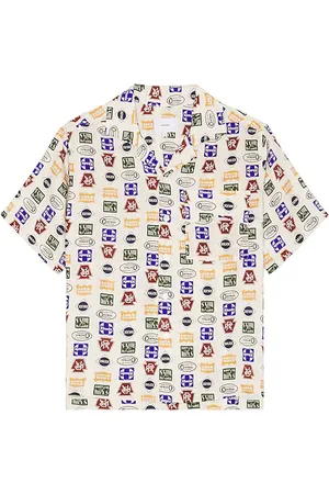 REVOLVE Rhude Rhude camisa en color crema talla L en - Cream. Talla L (también en M).