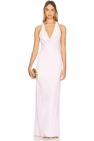 REVOLVE SIMKHAI Simkhai vestido largo kosme en color rosado talla L en - Pink. Talla L (también en M).