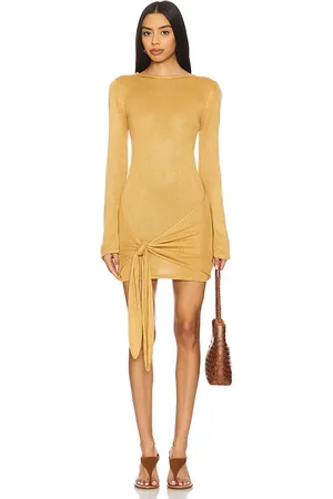 REVOLVE Flook The Label Flook the label vestido soraya en color amarillo limon talla L en - Lemon. Talla L (también en M, S, XL, XS).