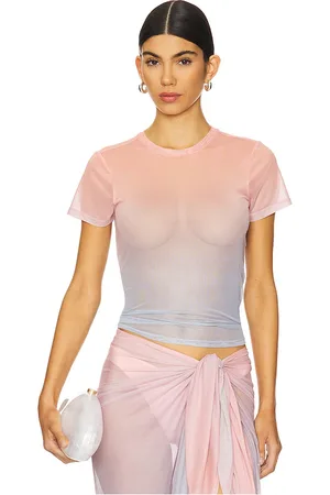 REVOLVE Good American Good american camiseta tirantes baby en color rosado talla L en - Pink. Talla L (también en M, S, XS).