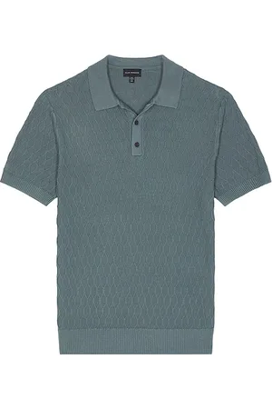 REVOLVE Club Monaco Club monaco polo diamond en color roca talla L en - Slate. Talla L (también en M, S, XL/1X).