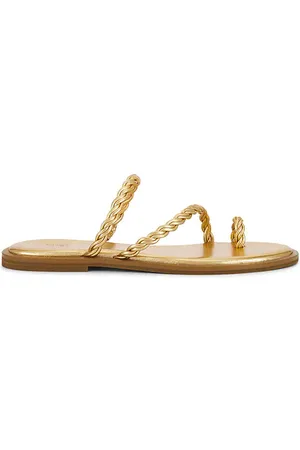 REVOLVE PAIGE Paige sandalia allegra en color oro metálico talla 10 en - Metallic Gold. Talla 10 (también en 6, 6.5, 7, 7.5, 8, 8.5, 9, 9.5).
