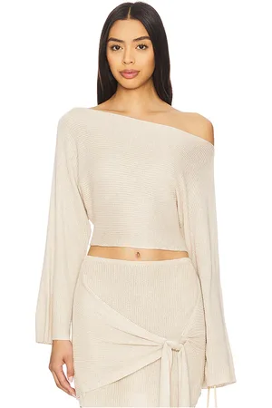 REVOLVE Flook The Label Flook the label callie top en color ivory talla L en - Ivory. Talla L (también en M, S, XS).