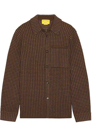 REVOLVE Guest In Residence Guest en residence camiseta de trabajo tweed en color marrón talla M en - Brown. Talla M (también en S).