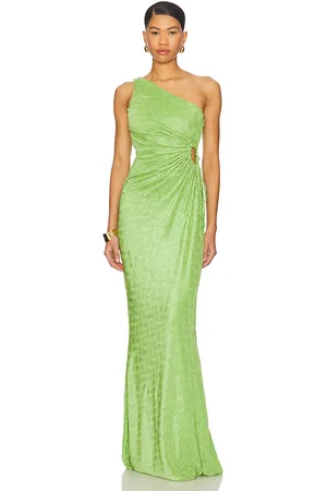 REVOLVE Nookie Nookie vestido largo mirage en color verde talla M en - Green. Talla M (también en S).