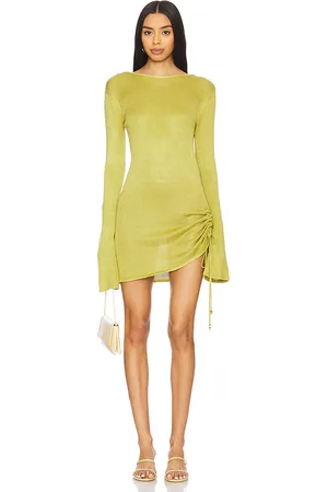REVOLVE Flook The Label Flook the label vestido freya en color verde talla L en - Green. Talla L (también en M, XL).