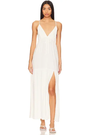 REVOLVE LSPACE Lspace maxivestido victoria en color talla L en - Cream. Talla L (también en S).