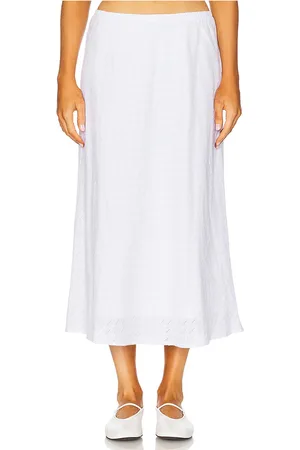 REVOLVE LNA Lna falda calada waialea en color talla L en - White. Talla L (también en M, S, XL, XS).