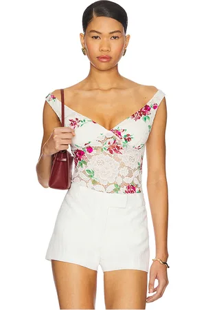 REVOLVE AFRM Afrm body alexis en color blanco talla 1X en - White. Talla 1X (también en 2X, 3X, L, M, S, XL, XS, XXL).