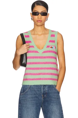 REVOLVE American Vintage American vintage chaleco nany bay en color mint,pink talla M/L en - Mint,Pink. Talla M/L (también en XS/S).