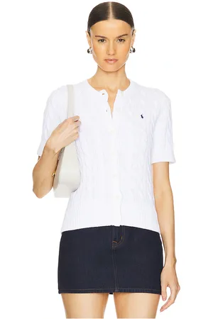 REVOLVE Polo Ralph Lauren Polo ralph lauren cárdigan de manga corta en color talla L en - White. Talla L (también en M, S, XL).