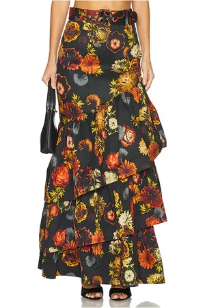 REVOLVE Cara Cara Cara cara falda maxi priya en color negro talla 10 en - Black. Talla 10 (también en 2).