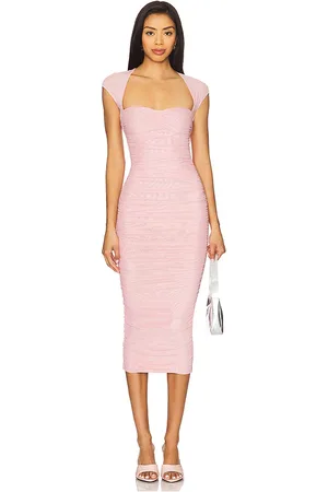 REVOLVE SER.O.YA Ser.o.ya vestido midi kylie en color rubor talla L en - Blush. Talla L (también en M, S, XL, XS).