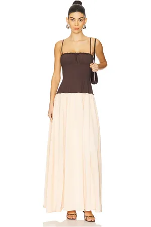 REVOLVE WeWoreWhat Weworewhat maxivestido en color marrón talla 0 en - Brown. Talla 0 (también en 00, 2).